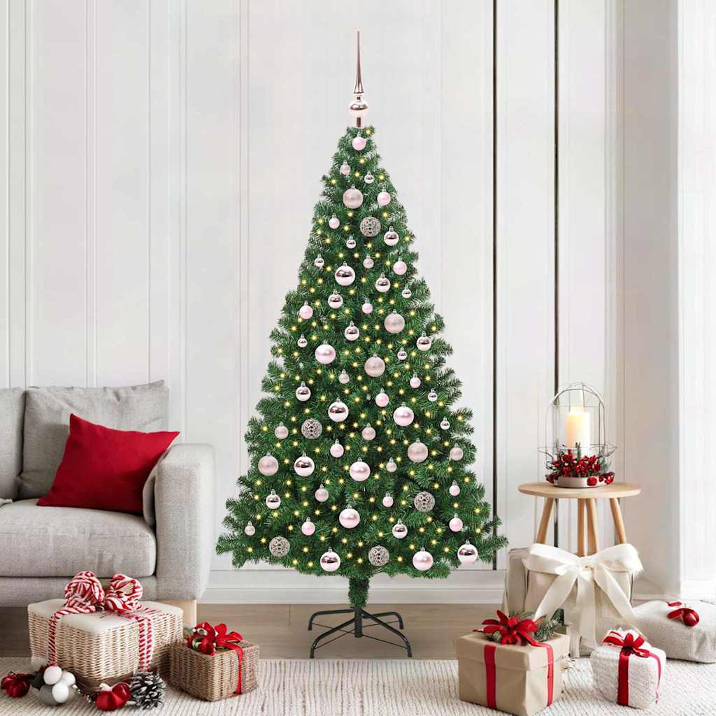 Sapin de Noël artificiel Vert 180 cm PVC, Acier et Plastique - XIOS
