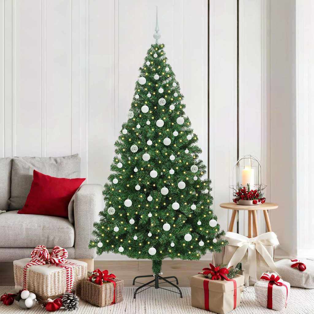 Sapin de Noël artificiel Vert 180 cm PVC, Acier et Plastique - XIOS