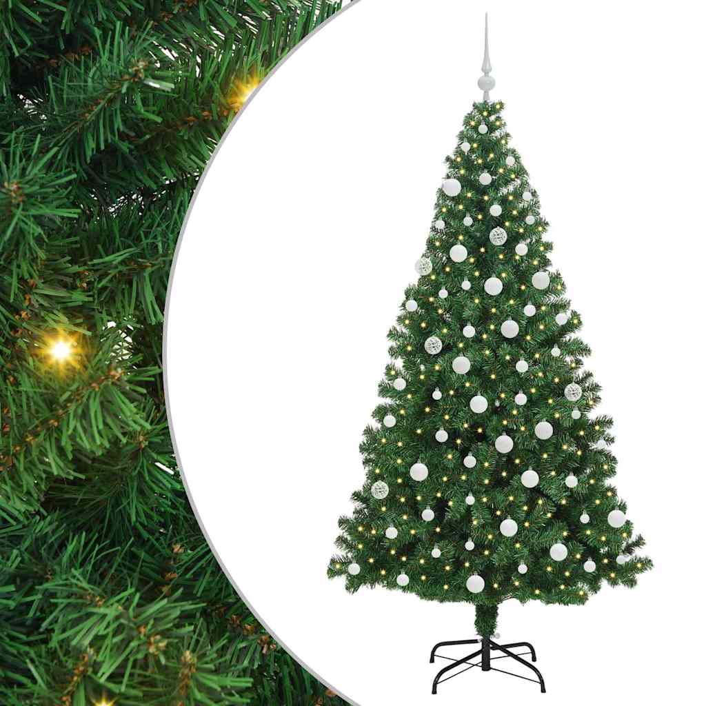Sapin de Noël artificiel Vert 180 cm PVC, Acier et Plastique - XIOS