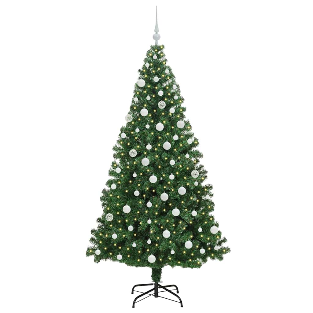 Sapin de Noël artificiel Vert 180 cm PVC, Acier et Plastique - XIOS