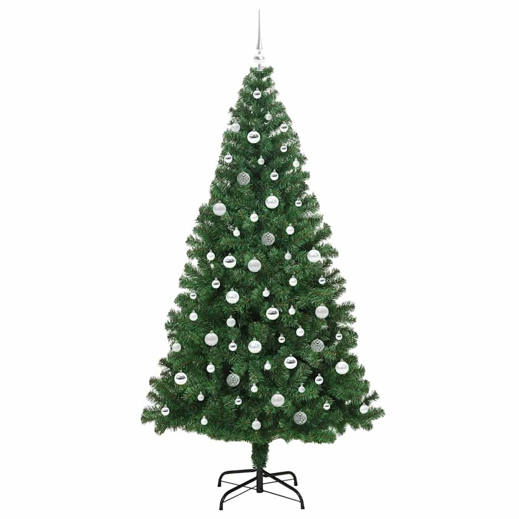Sapin de Noël artificiel Vert 210 cm PVC, Acier et Plastique - XIOS