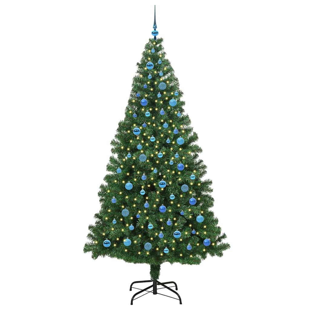 Sapin de Noël artificiel Vert 240 cm PVC, Acier et Plastique - XIOS