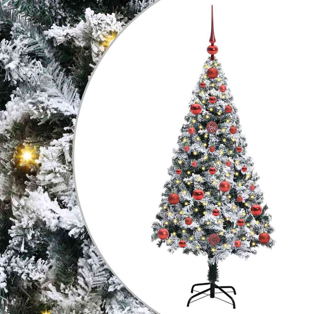 Sapin de Noël artificiel Vert 120 cm PVC, Acier et Plastique - XIOS