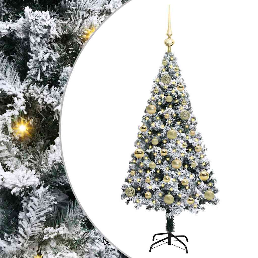Sapin de Noël artificiel Vert 120 cm PVC, Acier et Plastique - XIOS