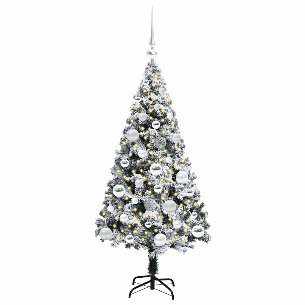 Sapin de Noël artificiel Vert 120 cm PVC, Acier et Plastique - XIOS