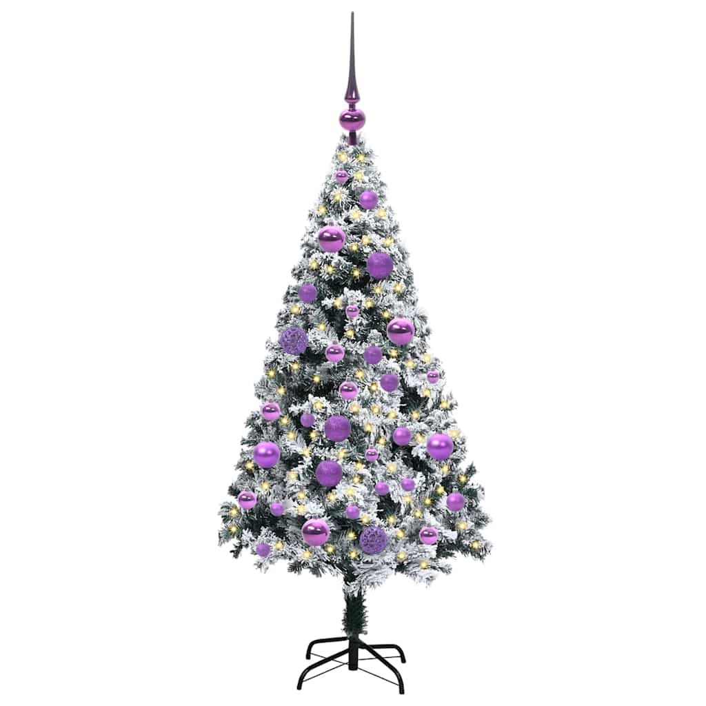 Sapin de Noël artificiel Vert 120 cm PVC, Acier et Plastique - XIOS