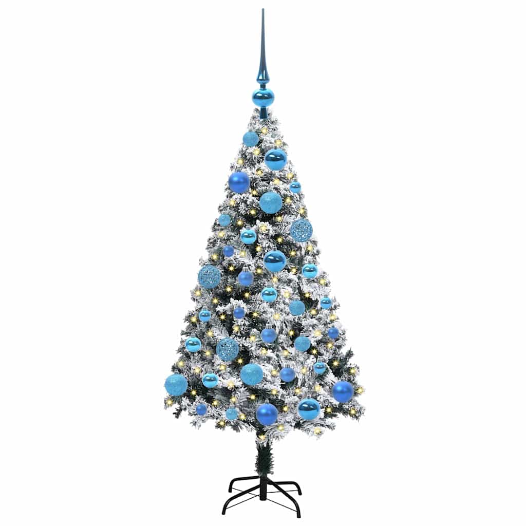 Sapin de Noël artificiel Vert 120 cm PVC, Acier et Plastique - XIOS