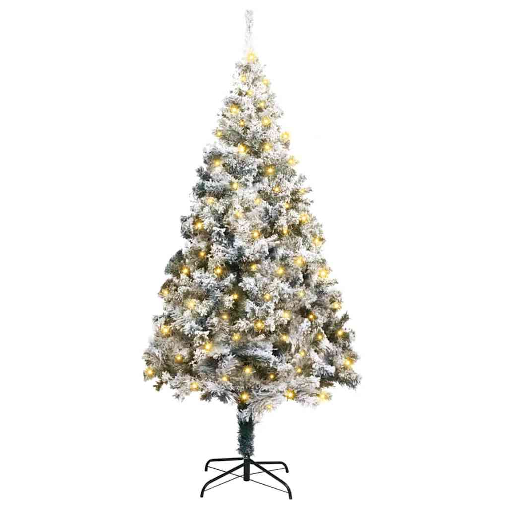 Sapin de Noël artificiel Blanc 180 cm PVC, Acier et Plastique - XIOS