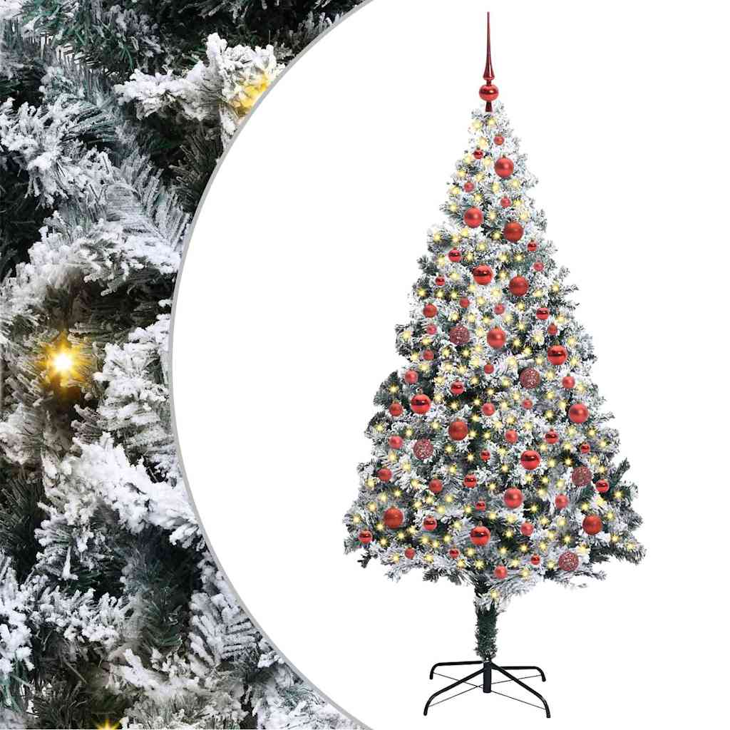 Sapin de Noël artificiel Vert 180 cm PVC, Acier et Plastique - XIOS