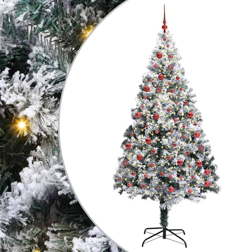 Sapin de Noël artificiel Vert 210 cm PVC, Acier et Plastique - XIOS