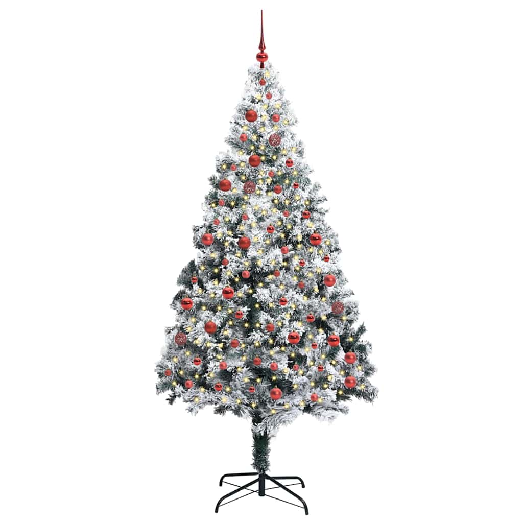 Sapin de Noël artificiel Vert 210 cm PVC, Acier et Plastique - XIOS