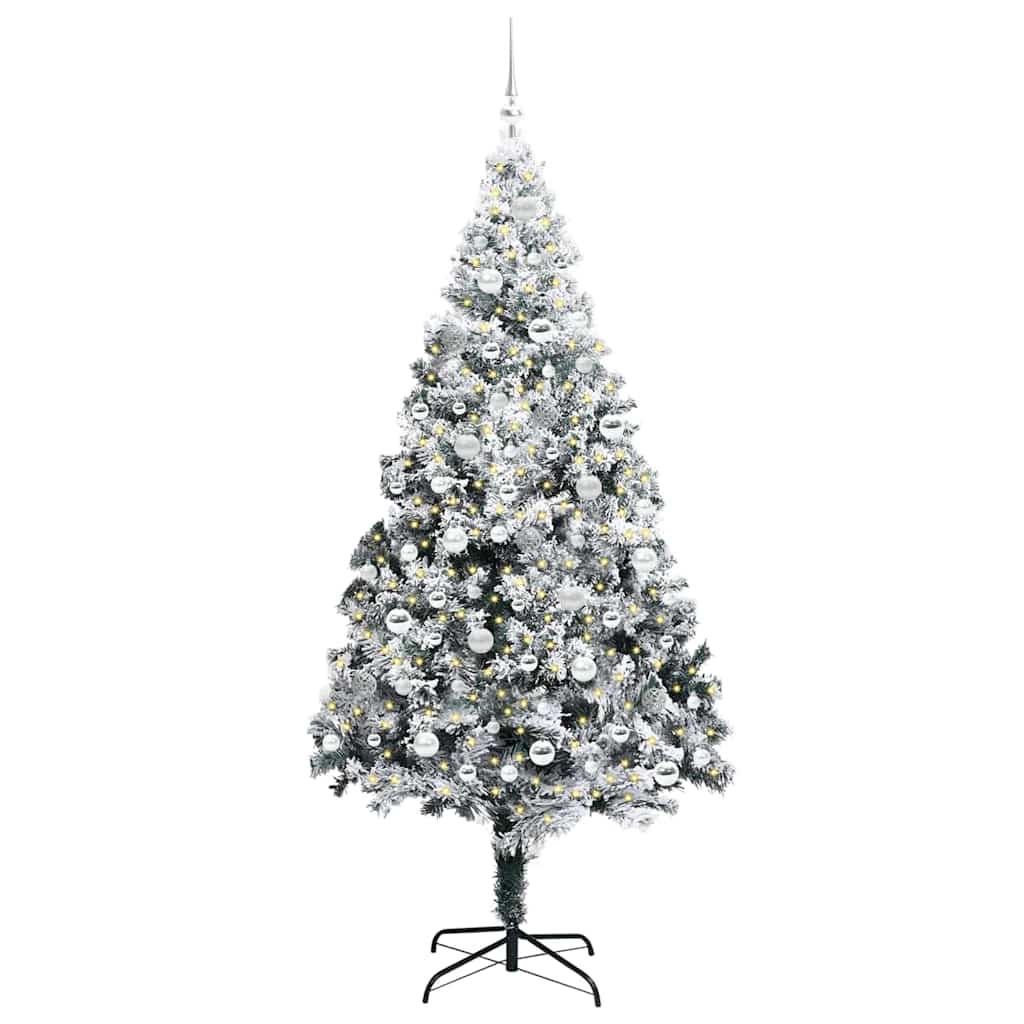 Sapin de Noël artificiel Vert 210 cm PVC, Acier et Plastique - XIOS