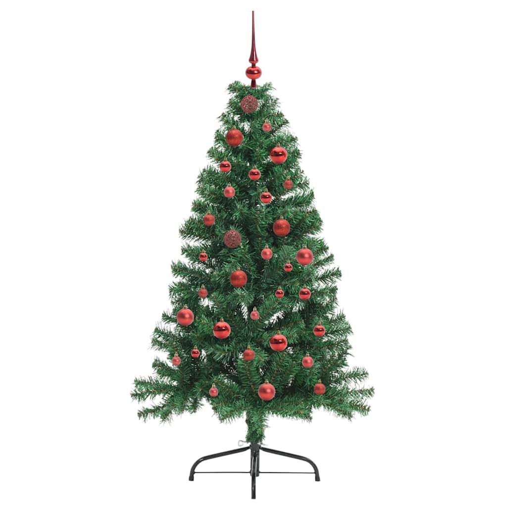 Sapin de Noël artificiel pré-éclairé Vert 150 cm PVC - XIOS