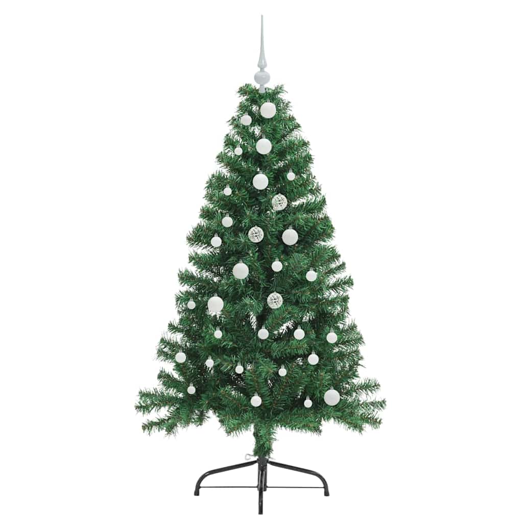 Sapin de Noël artificiel pré-éclairé Vert 150 cm PVC - XIOS