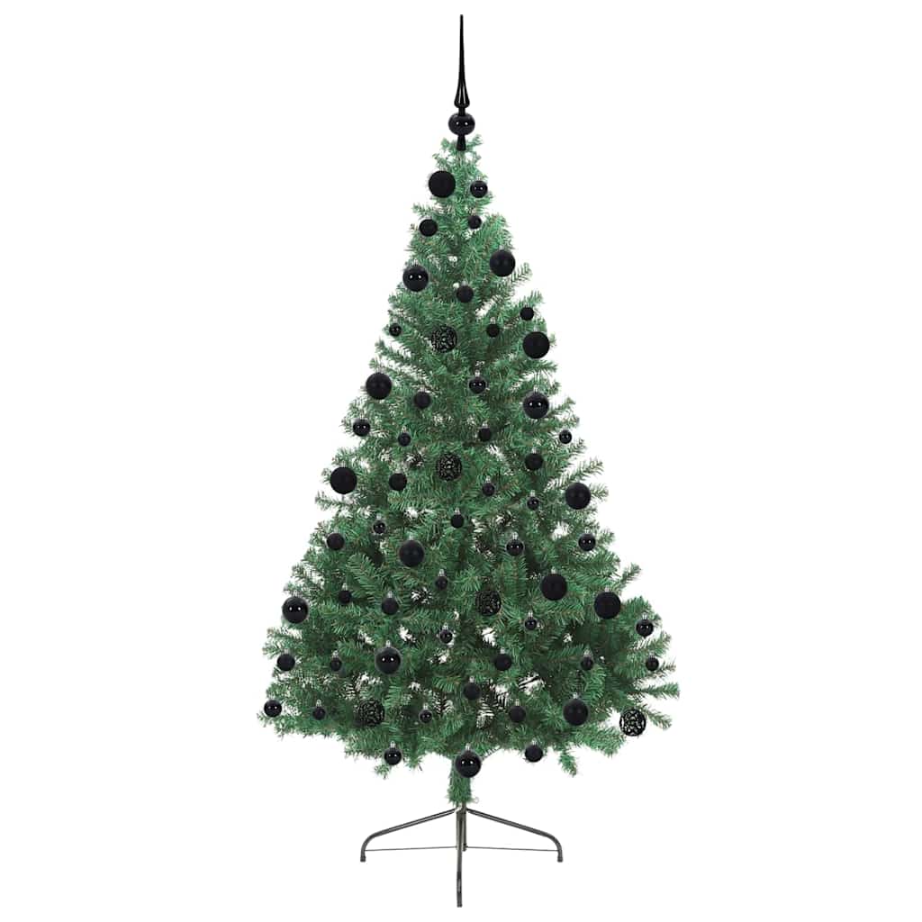 Sapin de Noël artificiel pré-éclairé Vert 210 cm PVC - XIOS