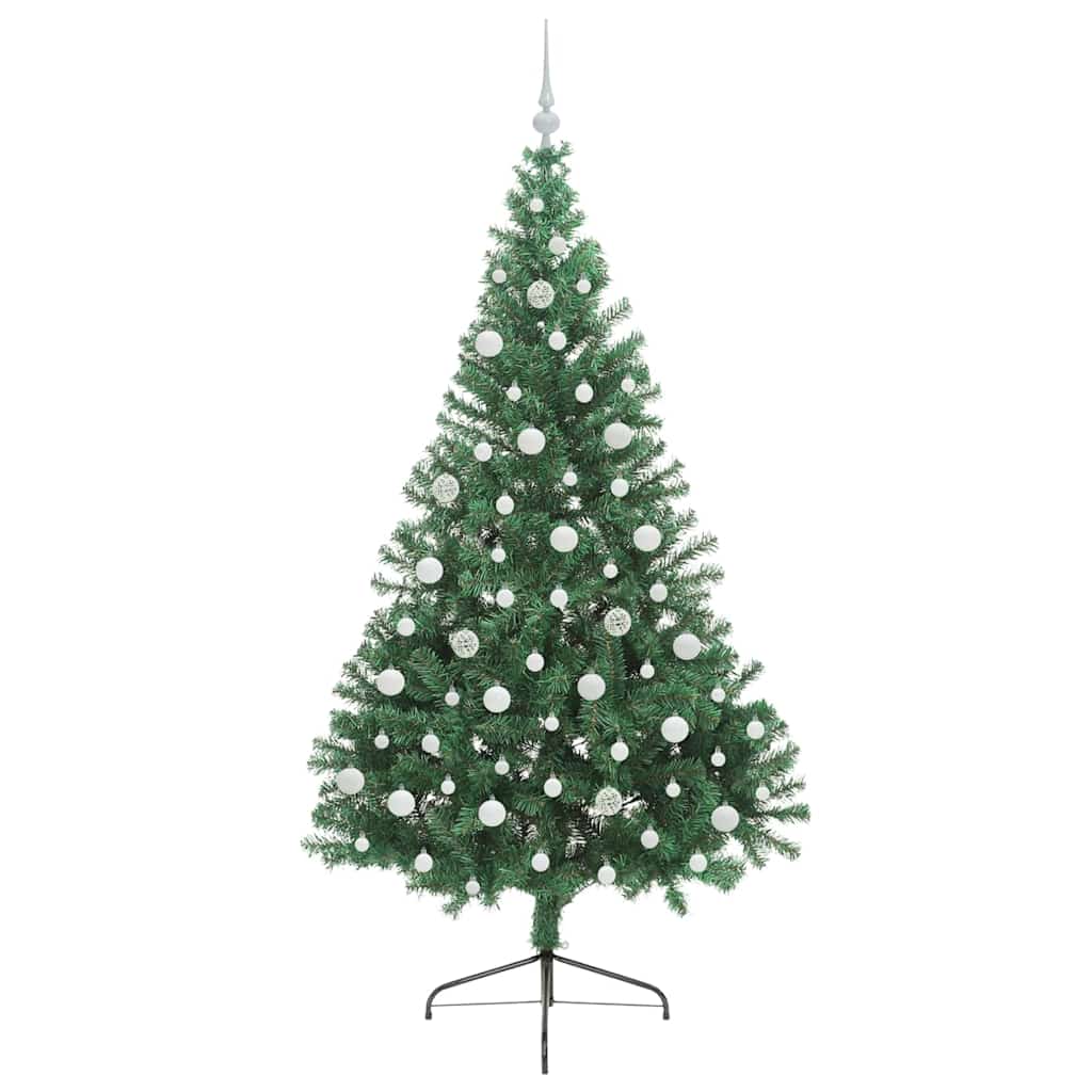Sapin de Noël artificiel pré-éclairé Vert 210 cm PVC - XIOS