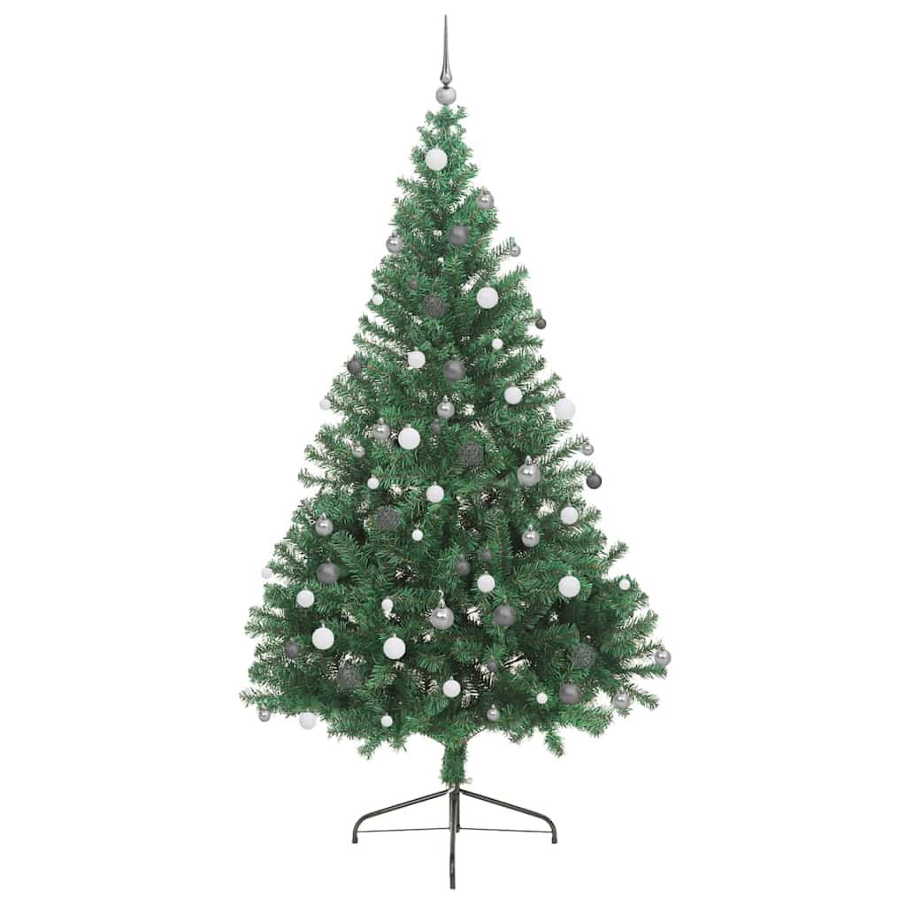 Sapin de Noël artificiel pré-éclairé Vert 240 cm PVC - XIOS