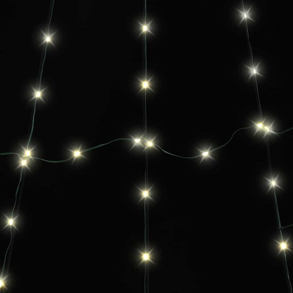 Arbre de Noël LED avec piquets au sol Blanc chaud 300 cm Métal - XIOS