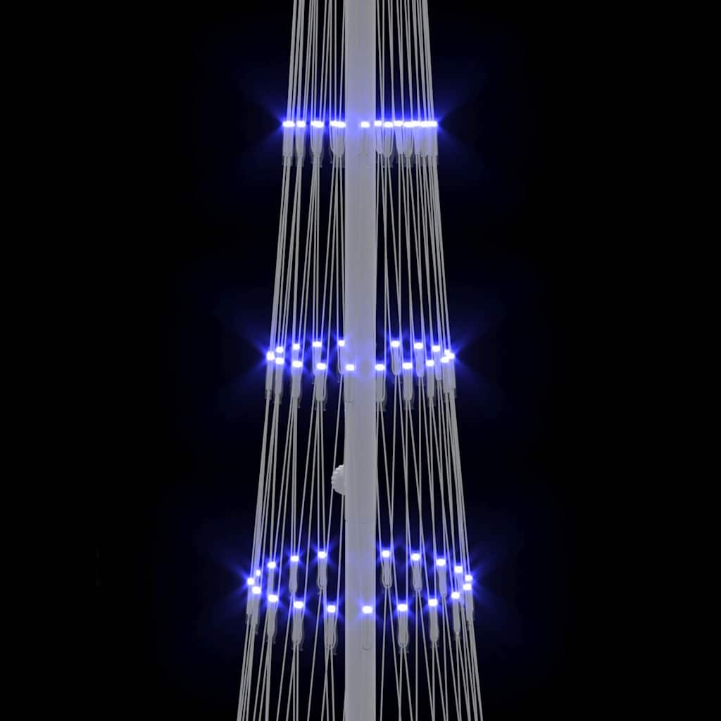 Arbre de Noël LED avec 230 LED Bleu 51 x 51 x 190 cm Métal - XIOS