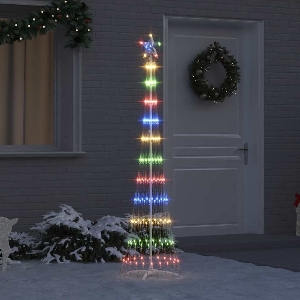 Arbre de Noël LED Multicolore 51 x 51 x 190 cm Métal - XIOS
