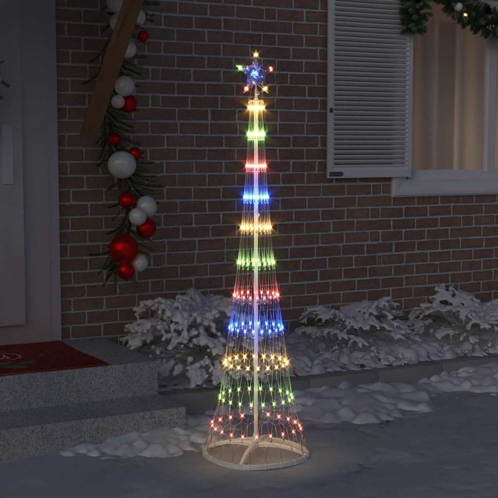 Arbre de Noël LED Multicolore 51 x 51 x 190 cm Métal - XIOS