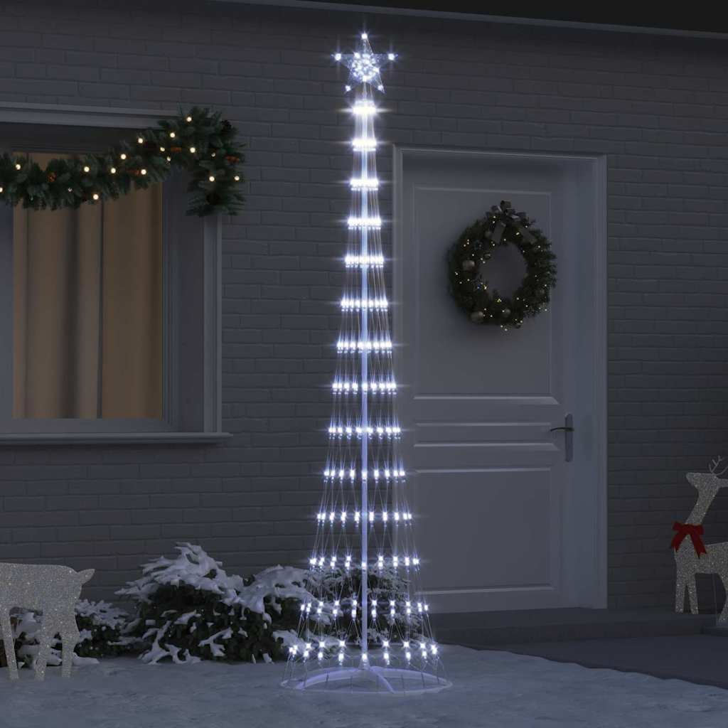 Arbre de Noël LED Blanc froid 70 x 70 x 250 cm Métal - XIOS