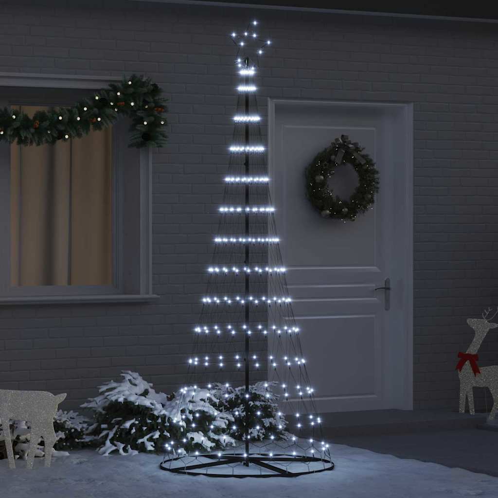 Arbre de Noël LED Blanc froid 100 x 100 x 250 cm Métal - XIOS