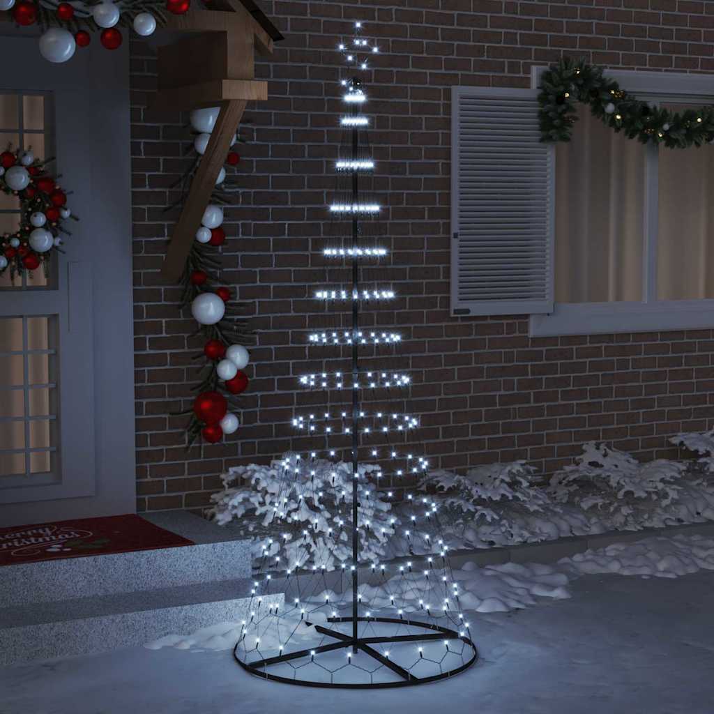 Arbre de Noël LED Blanc froid 100 x 100 x 250 cm Métal - XIOS