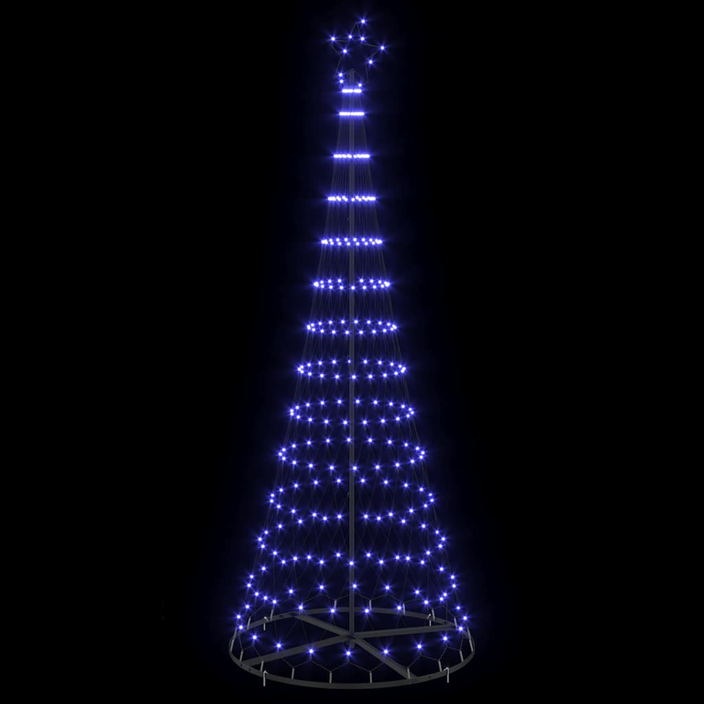 Arbre de Noël LED avec 290 LED Bleu 100 x 100 x 250 cm Métal - XIOS