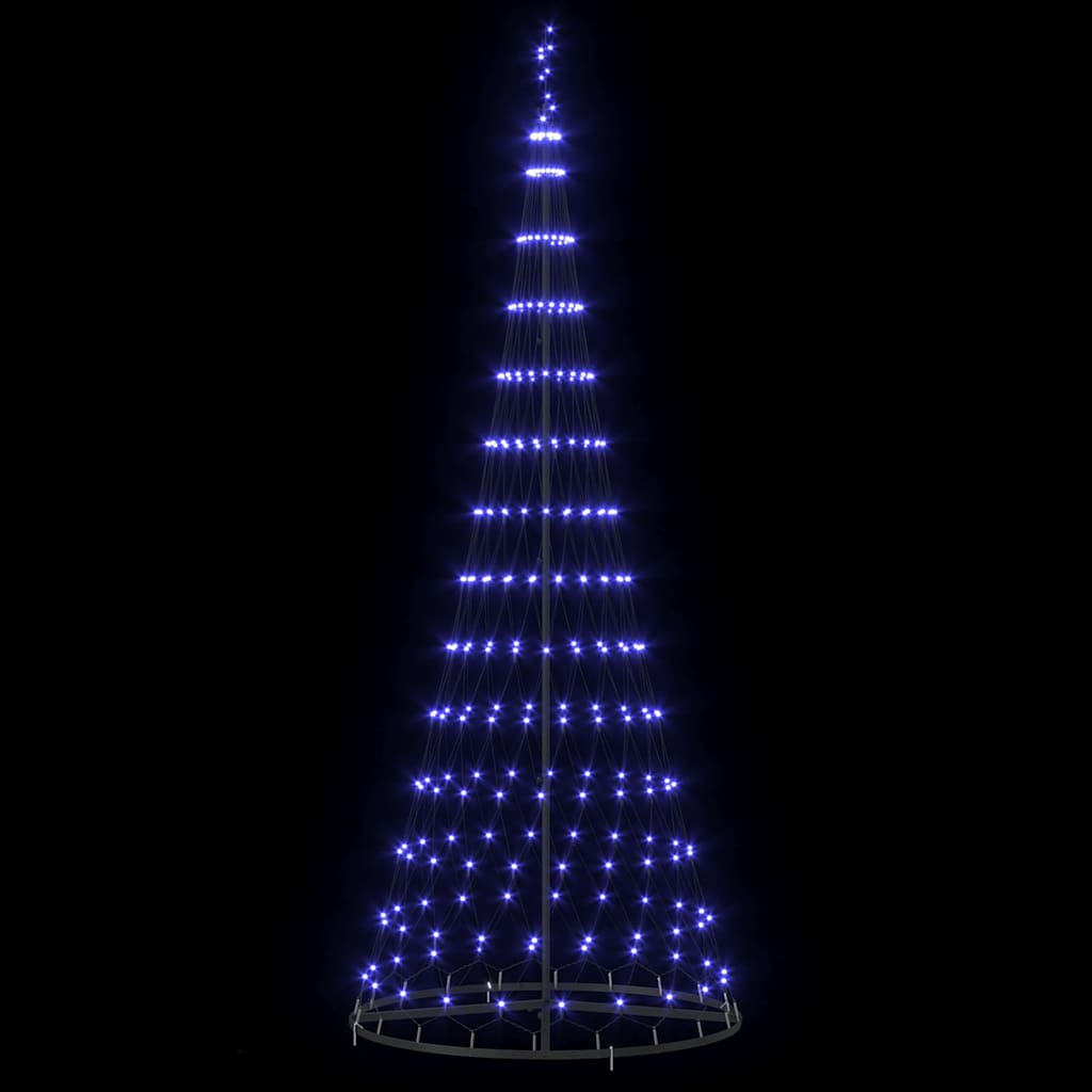 Arbre de Noël LED avec 290 LED Bleu 100 x 100 x 250 cm Métal - XIOS