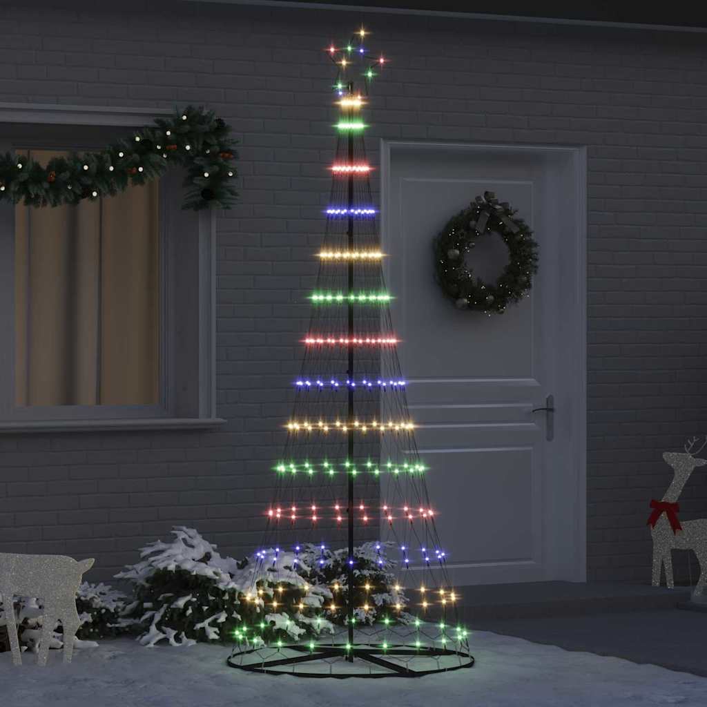 Arbre de Noël LED Multicolore 100 x 100 x 250 cm Métal - XIOS