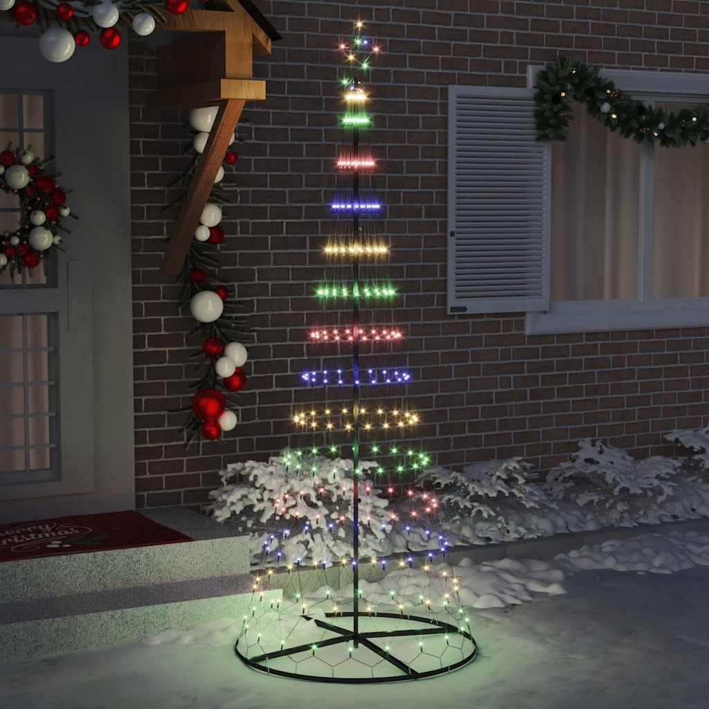 Arbre de Noël LED Multicolore 100 x 100 x 250 cm Métal - XIOS