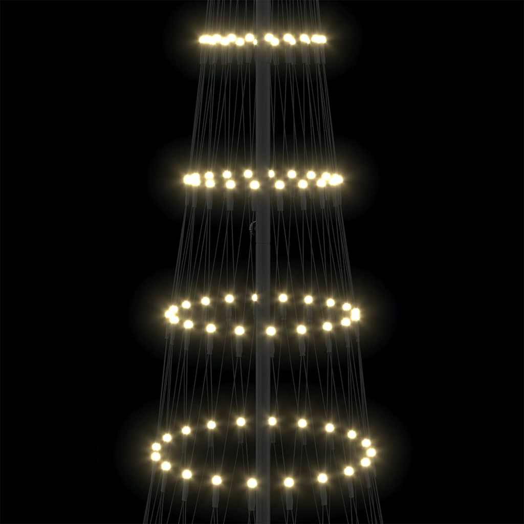 Arbre de Noël LED Blanc chaud 100,5 x 100,5 x 302,5 cm Métal - XIOS