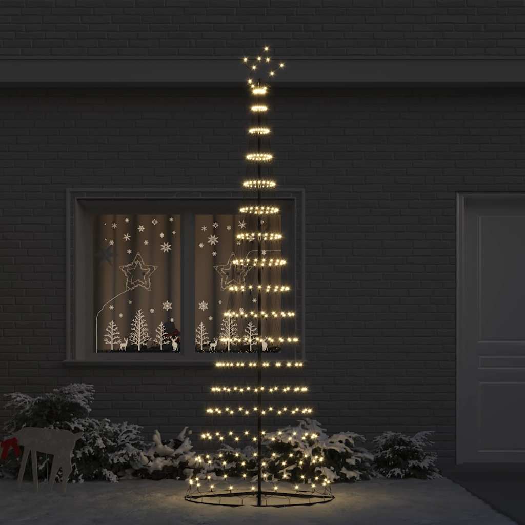 Arbre de Noël LED Blanc chaud 100,5 x 100,5 x 302,5 cm Métal - XIOS