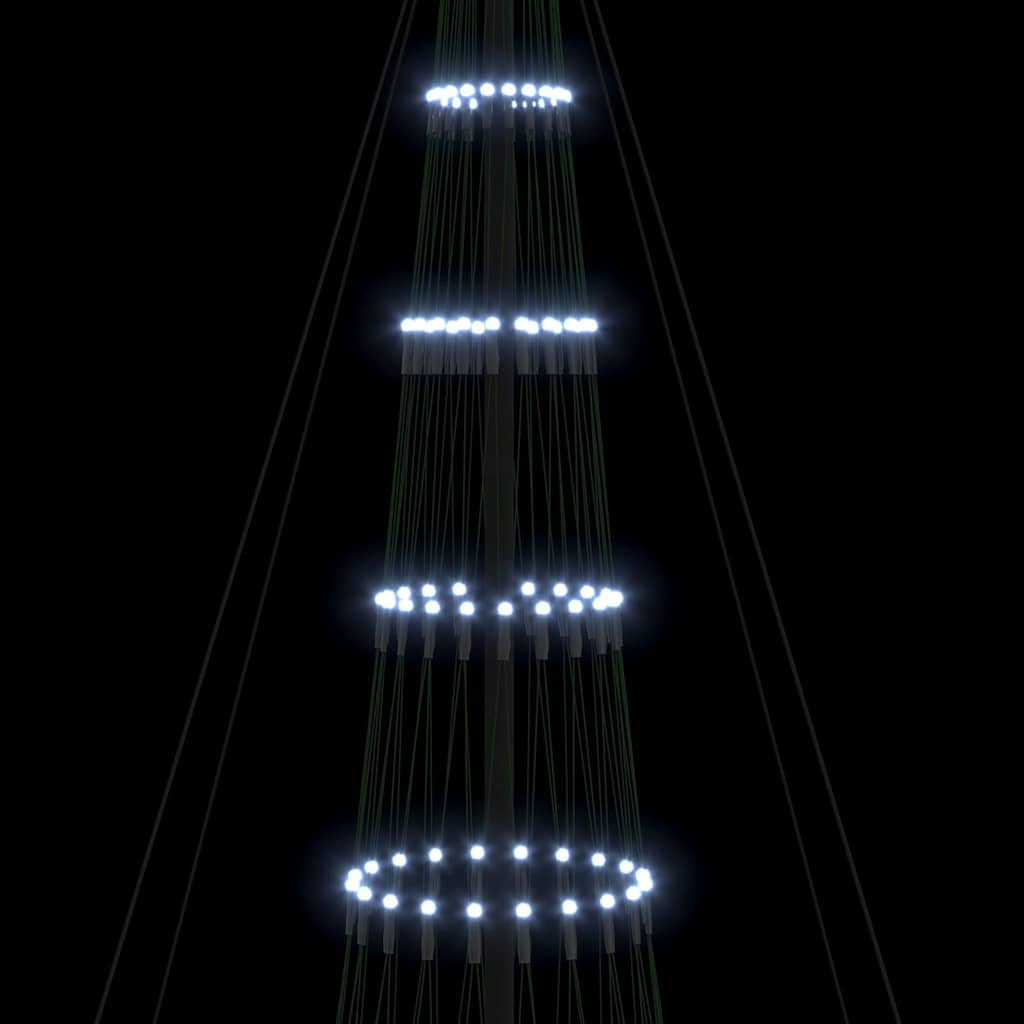 Arbre de Noël LED Blanc froid 138,5 x 138,5 x 399 cm Métal - XIOS