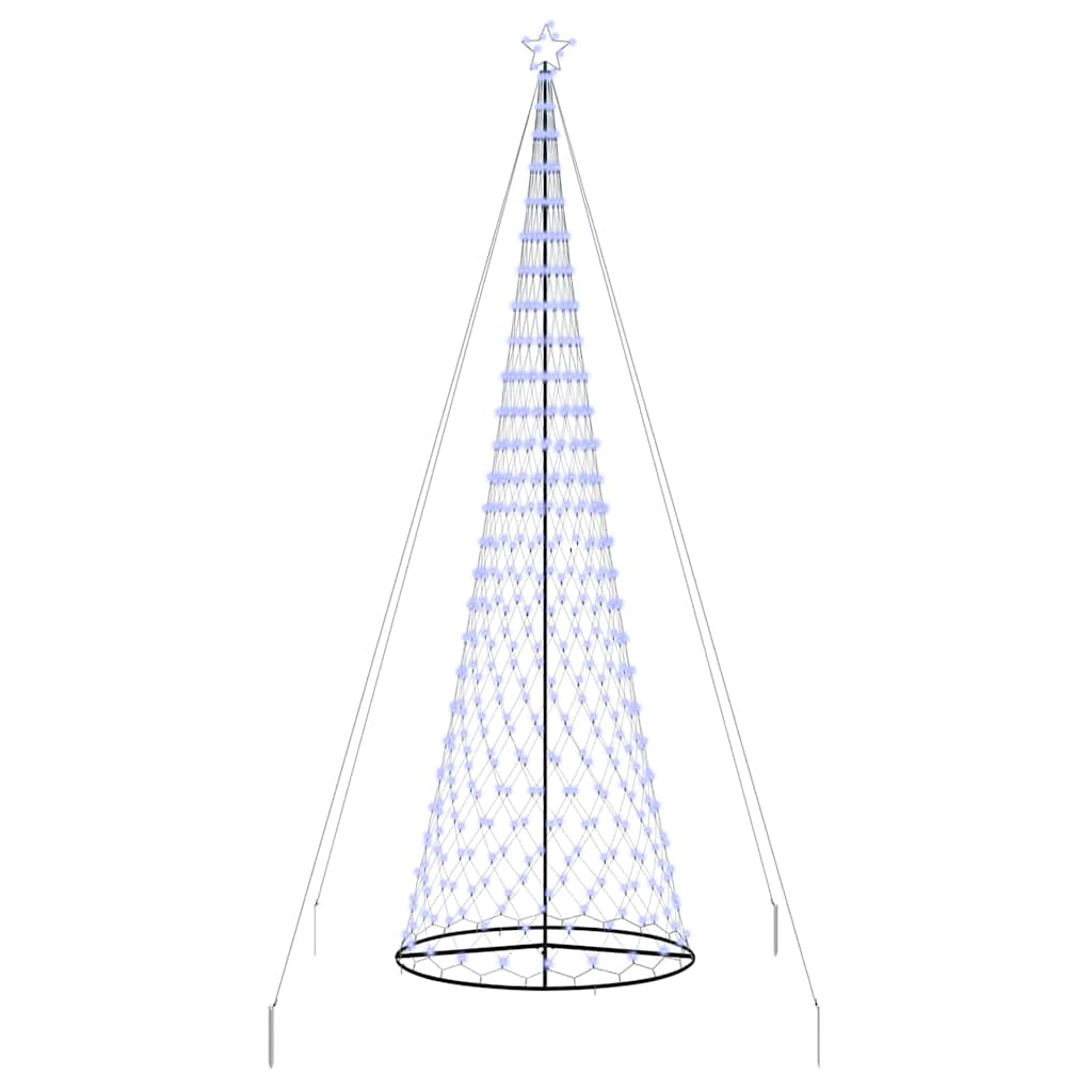 Arbre de Noël LED Bleu 138,5 x 138,5 x 399 cm Métal - XIOS