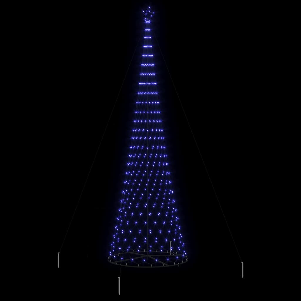 Arbre de Noël LED avec 550 LED Bleu 160 x 160 x 500 cm Métal - XIOS