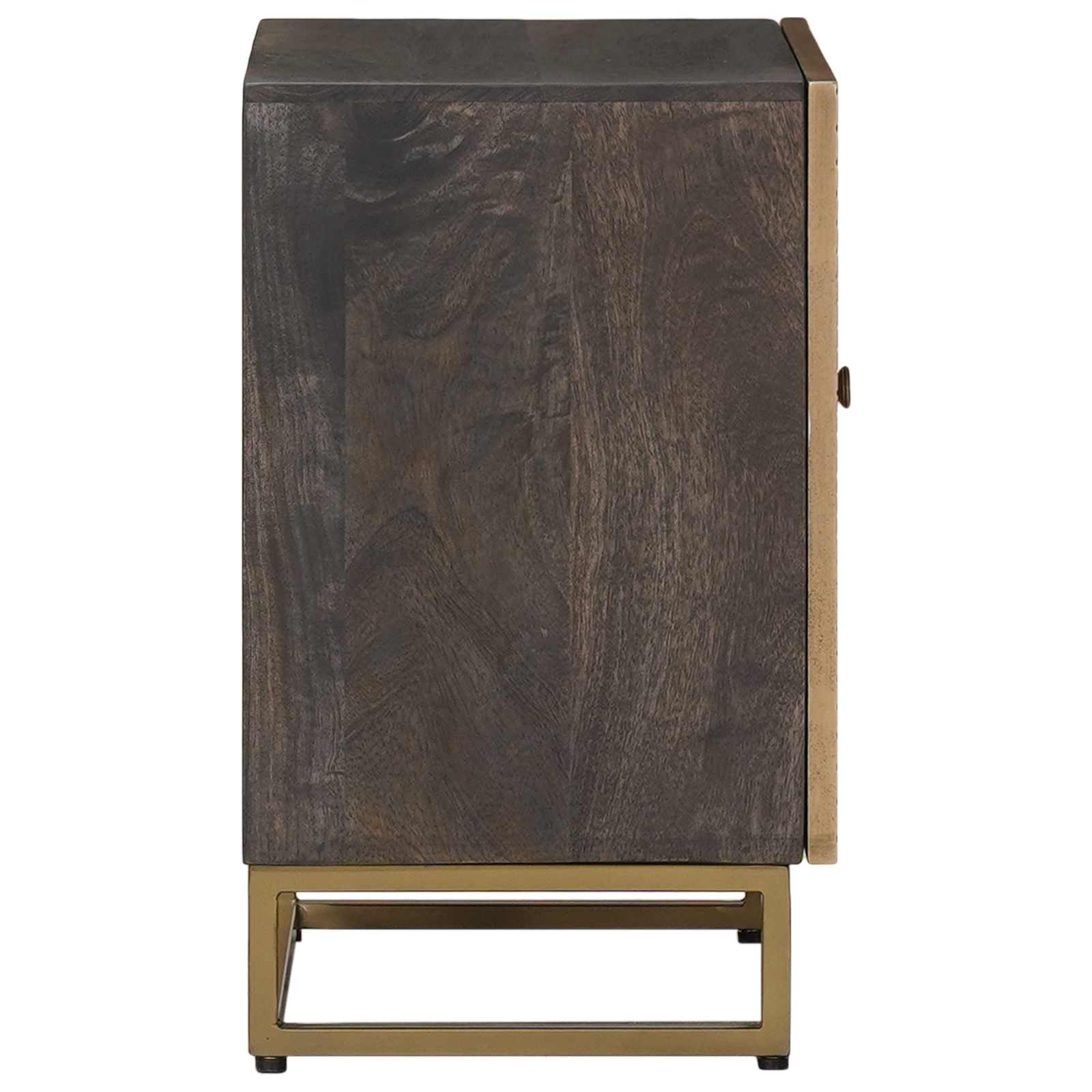 Cabinet de chevet Laiton 40 x 30 x 50 cm - XIOS