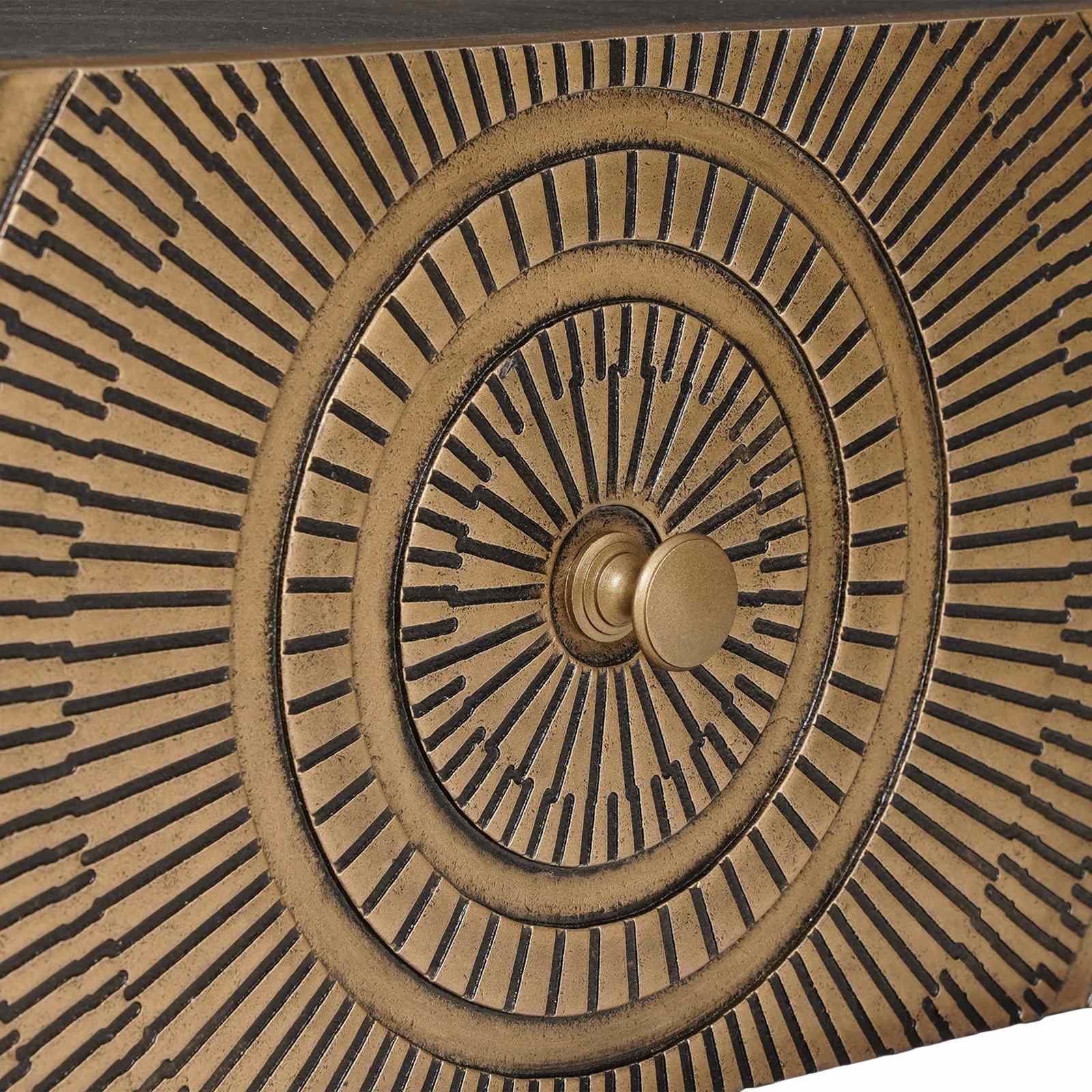 Cabinet de chevet Laiton 40 x 30 x 20 cm - XIOS