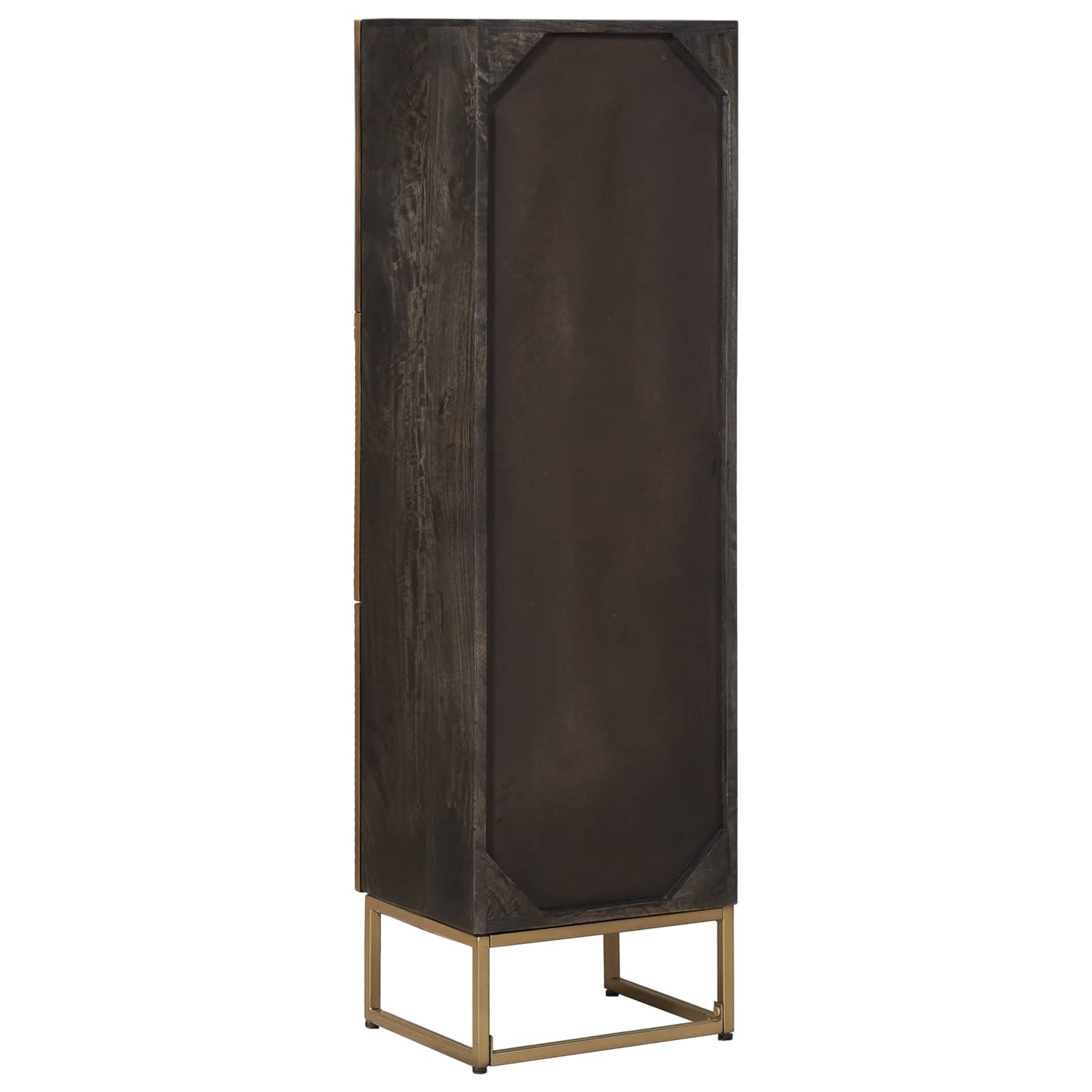 Haut Armoire Laiton 35 x 30 x 120 cm - XIOS