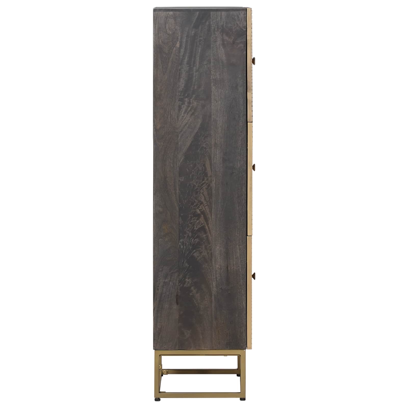 Haut Armoire Laiton 35 x 30 x 120 cm - XIOS