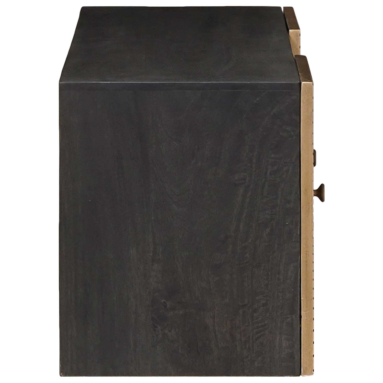 Meuble TV avec étagère avec stockage Laiton 105 x 30 x 35 cm - XIOS
