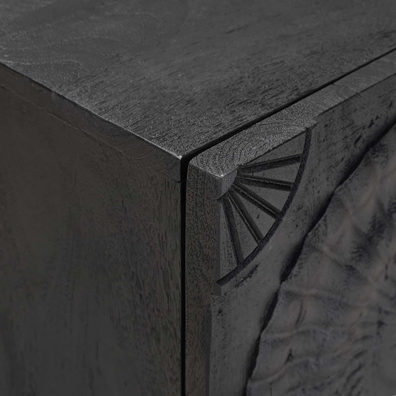 Cabinet de chevet Noir 40 x 30 x 50 cm - XIOS