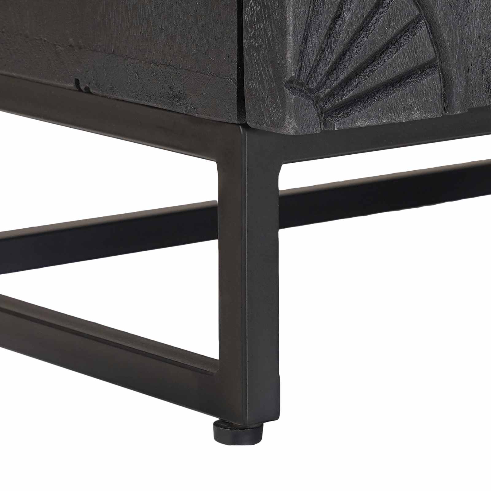 Cabinet de chevet Noir 40 x 30 x 50 cm - XIOS