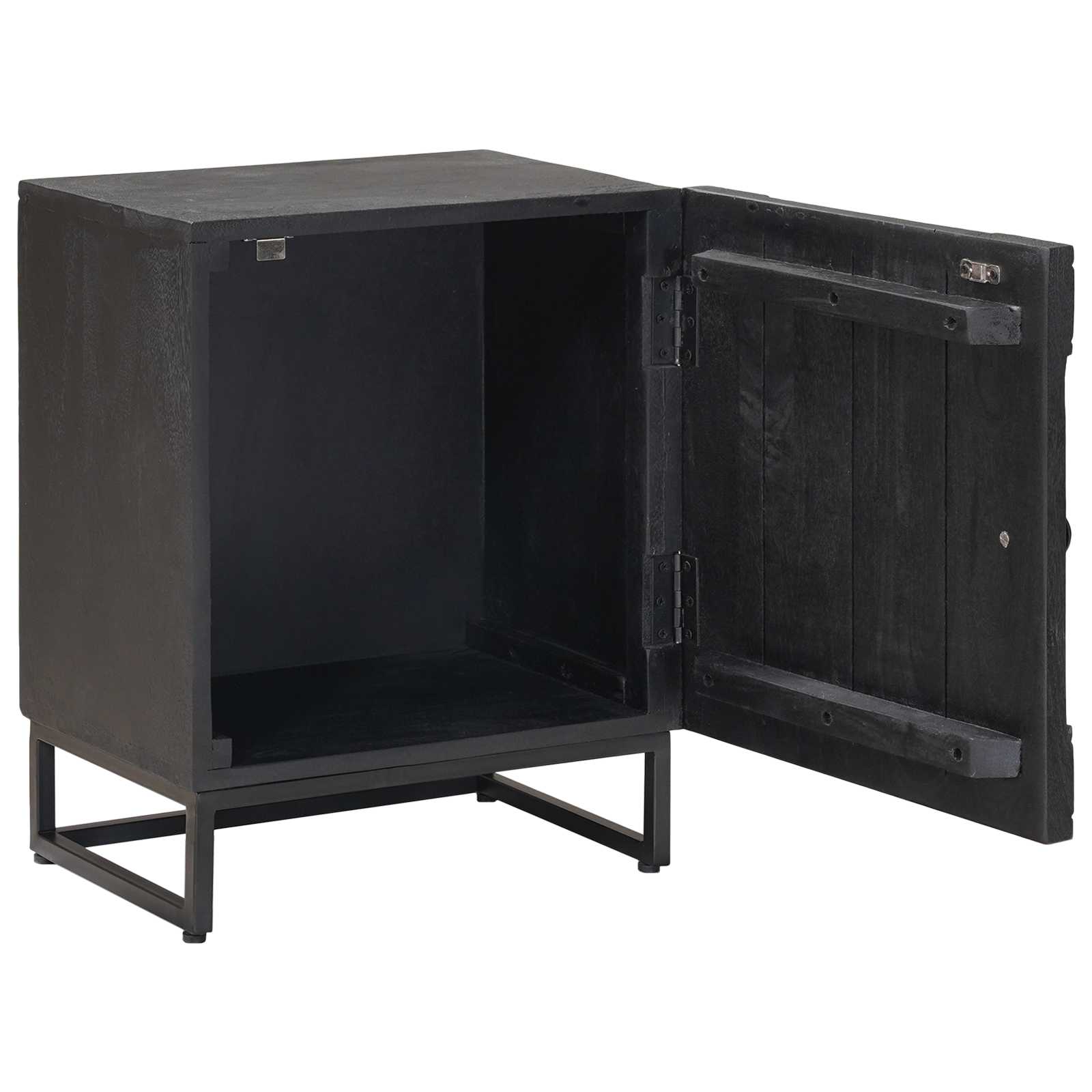 Cabinet de chevet Noir 40 x 30 x 50 cm - XIOS