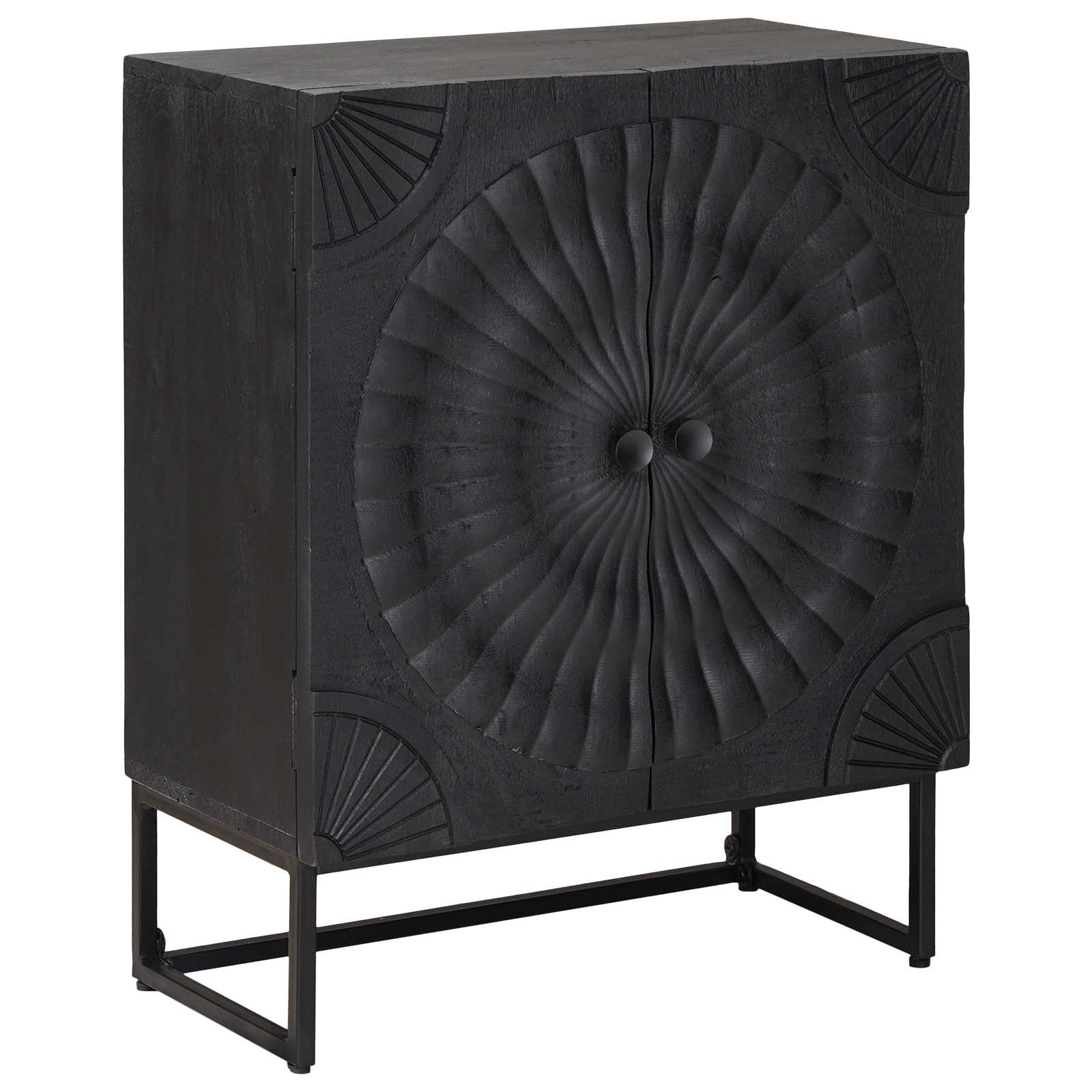 Buffet Noir 55 x 30 x 70 cm - XIOS