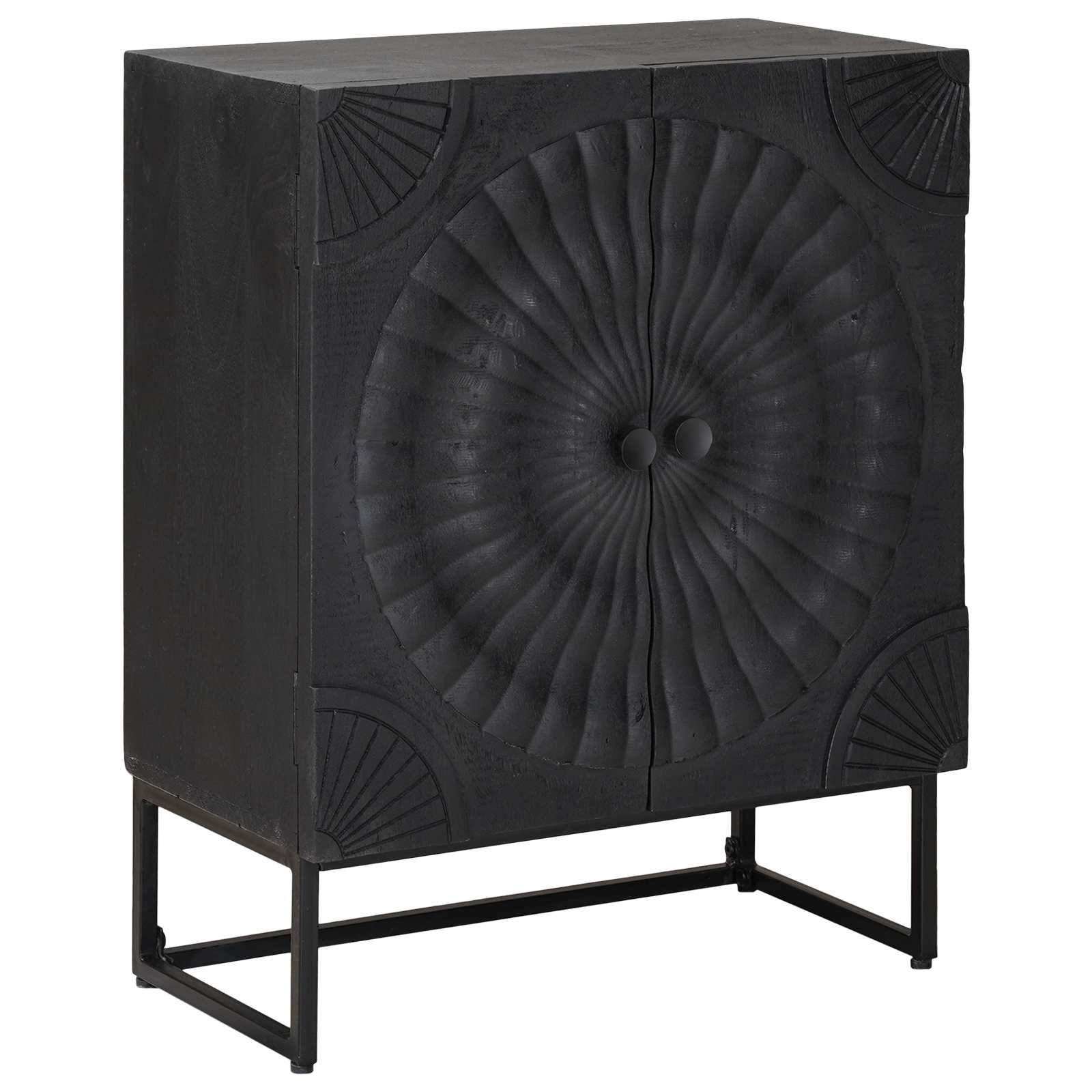 Buffet Noir 55 x 30 x 70 cm - XIOS
