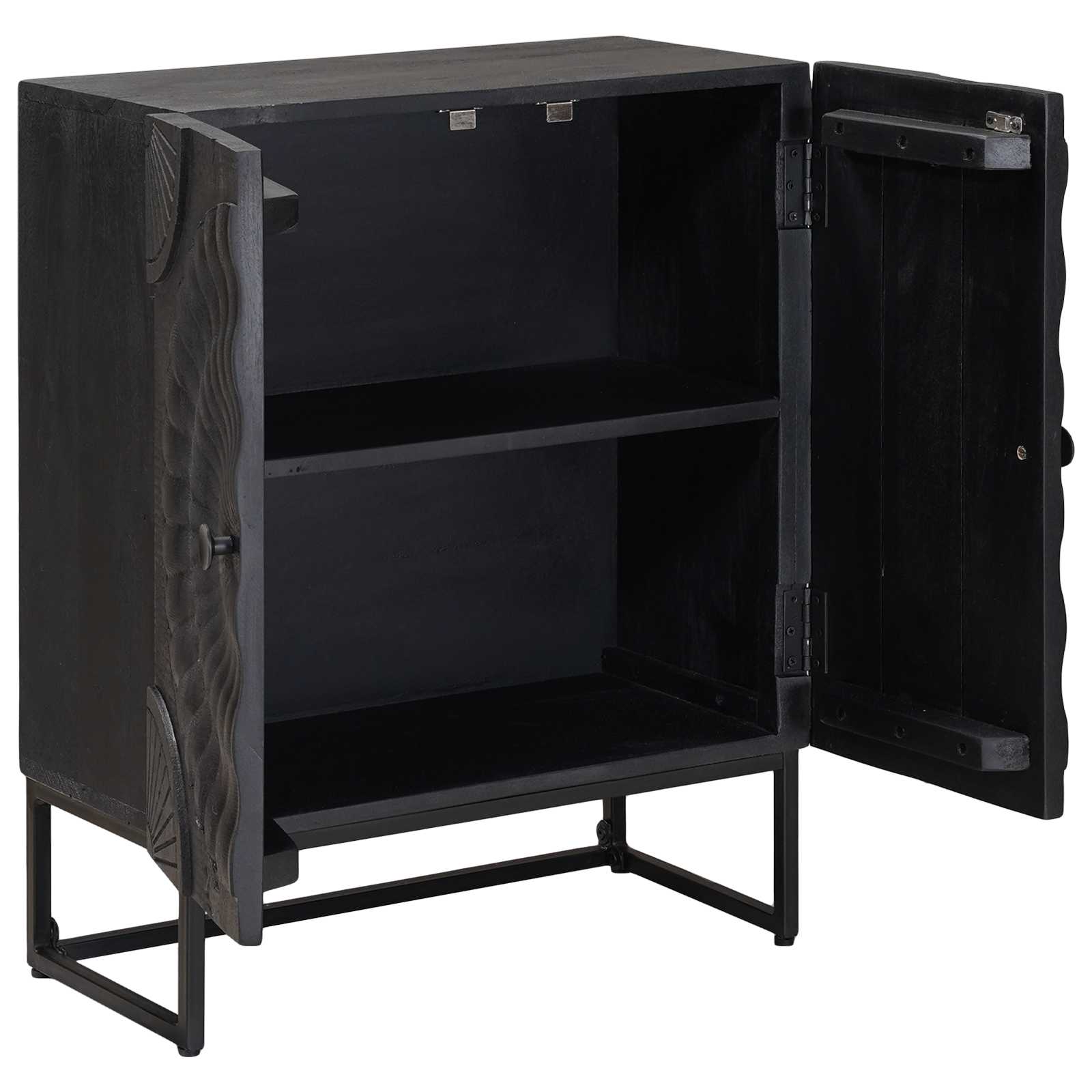 Buffet Noir 55 x 30 x 70 cm - XIOS