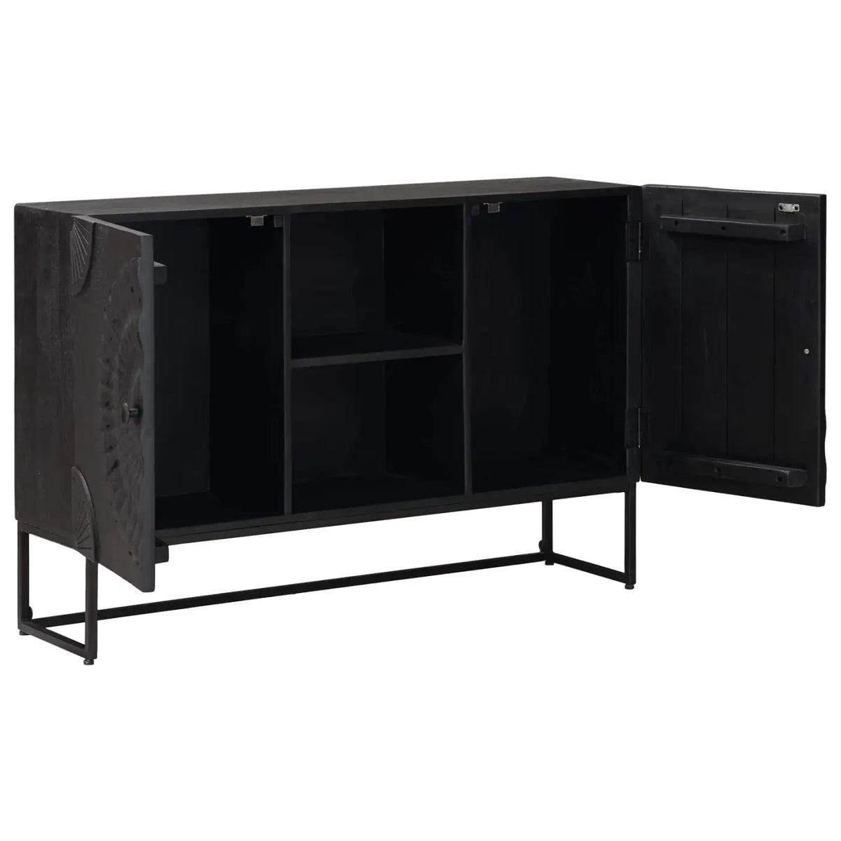 Buffet Noir 105 x 30 x 68 cm - XIOS