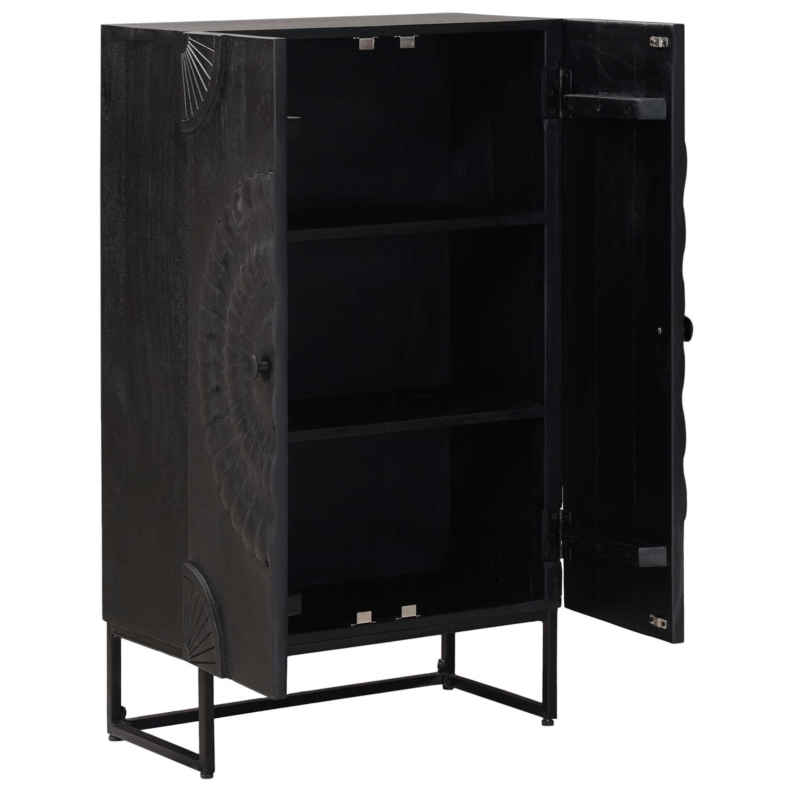 Haut Armoire Noir 55 x 30 x 95 cm - XIOS